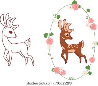 Sweet deer art