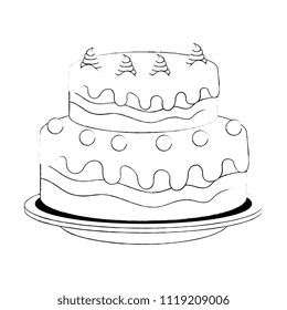 sweet and delicious cake