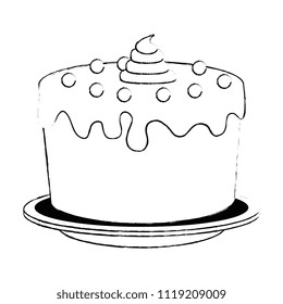sweet and delicious cake