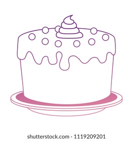 sweet and delicious cake