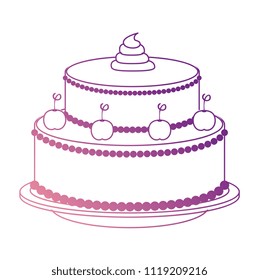 sweet and delicious cake