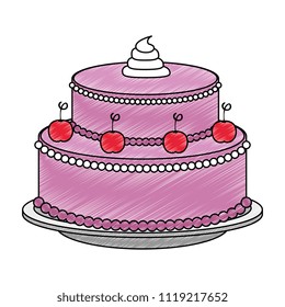 sweet and delicious cake
