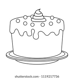 sweet and delicious cake