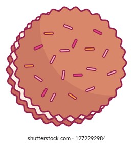 sweet and delicious cookie