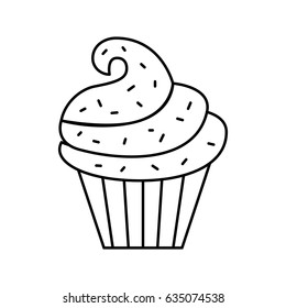sweet and delicious cupcake