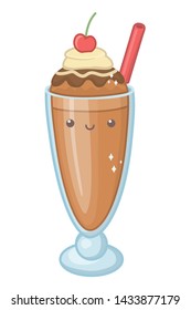 Sweet and delicious milkshake design