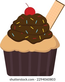 Sweet Delicious Mini Cupcake Muffin