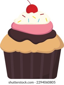 Sweet Delicious Mini Cupcake Muffin