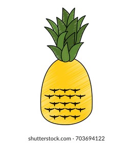 Sweet and delicious pineapple
