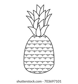 Sweet and delicious pineapple