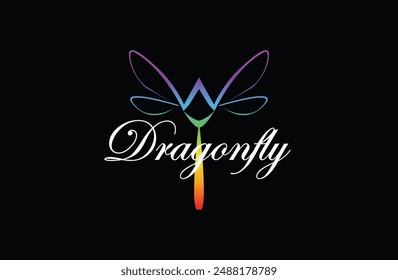 A sweet design of a Dragon fly