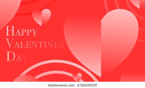 Un diseño dulce de San Valentín con un fondo rosa suave y un marco de corazón dorado, que simboliza el amor, el romance y la calidez