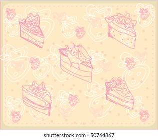 sweet dessert background