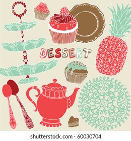 sweet dessert background