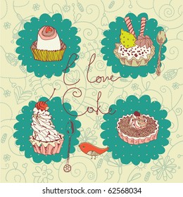 sweet dessert  background