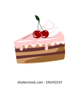 sweet dessert - cherry cake