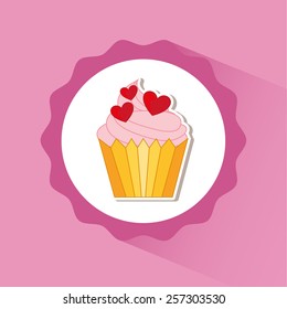 sweet dessert design, vector illustration eps10 graphic 