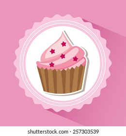 sweet dessert design, vector illustration eps10 graphic 