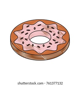 Sweet dessert donut