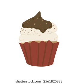 Sweet Dessert Illustration - Cupcake