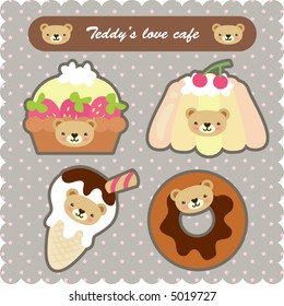 sweet dessert set 4