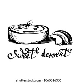 sweet dessert vector