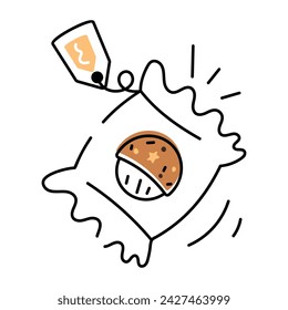 A sweet dessert vector designed with various elements of cookies, sweetmeats, and confectionery items