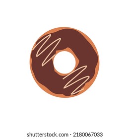 Sweet desserts delivery services. Pastry donuts products ordering vector illustration