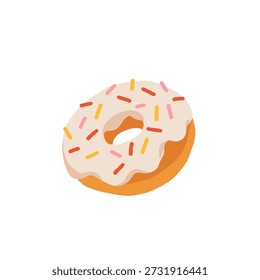Süßes Desserts und Gebäck Vektor-Set mit Kuchen, Cupcakes, Eis, Dubai Schokolade, Donuts und Bäckerei Leckereien in flachen Cartoon Illustration Stil für Menü, Verpackung, Kinder-Design und Lebensmittel-Branding