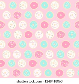 Sweet donut background
