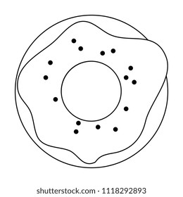 sweet donut bakery icon