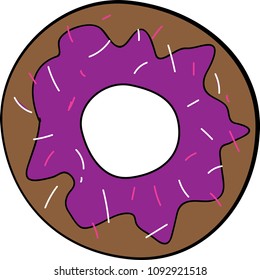 Sweet donut for decoration