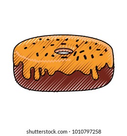 Sweet donut icon