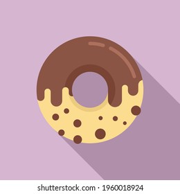 Sweet donut icon. Flat illustration of Sweet donut vector icon for web design