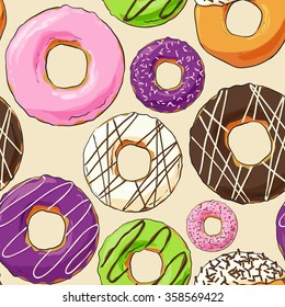 Sweet donut illustration