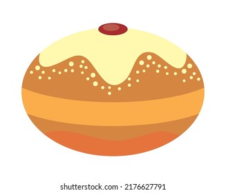 sweet donut pastry product icon