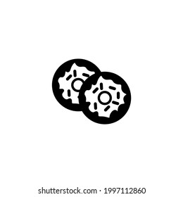 Vektorsymbol von süßem Donut