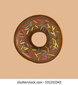 Sweet donuts chocolate