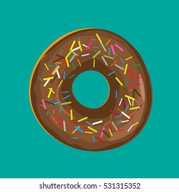 Sweet donuts chocolate