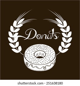 sweet donuts design, vector illustration eps10 graphic 