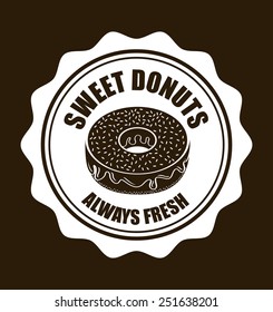 sweet donuts design, vector illustration eps10 graphic 