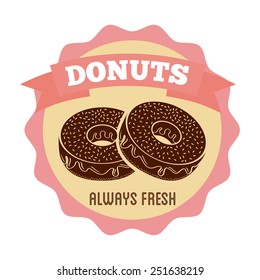 sweet donuts design, vector illustration eps10 graphic 