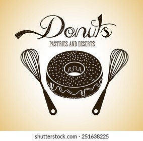 sweet donuts design, vector illustration eps10 graphic 
