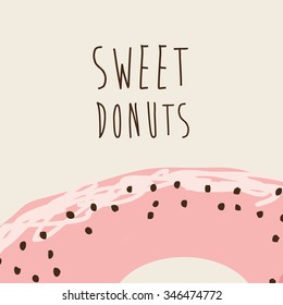 sweet donuts design, vector illustration eps10 graphic 