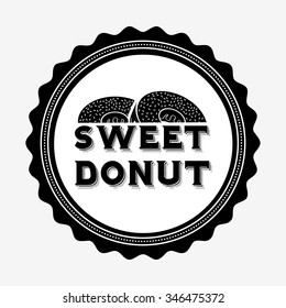 sweet donuts design, vector illustration eps10 graphic 