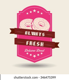 sweet donuts design, vector illustration eps10 graphic 