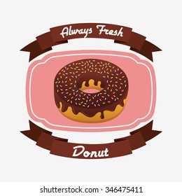 sweet donuts design, vector illustration eps10 graphic 