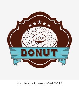 sweet donuts design, vector illustration eps10 graphic 