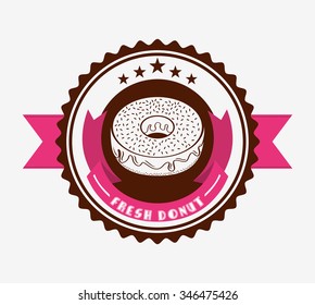 sweet donuts design, vector illustration eps10 graphic 