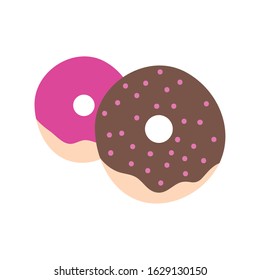 sweet donuts dessert isolated icon vector illustration design